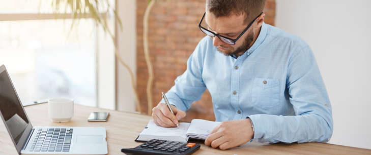 Hombre finanzas